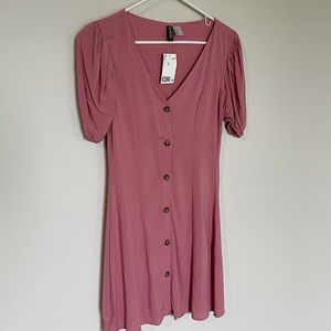 H&M Divided NWT pink blush dress size 3xs
